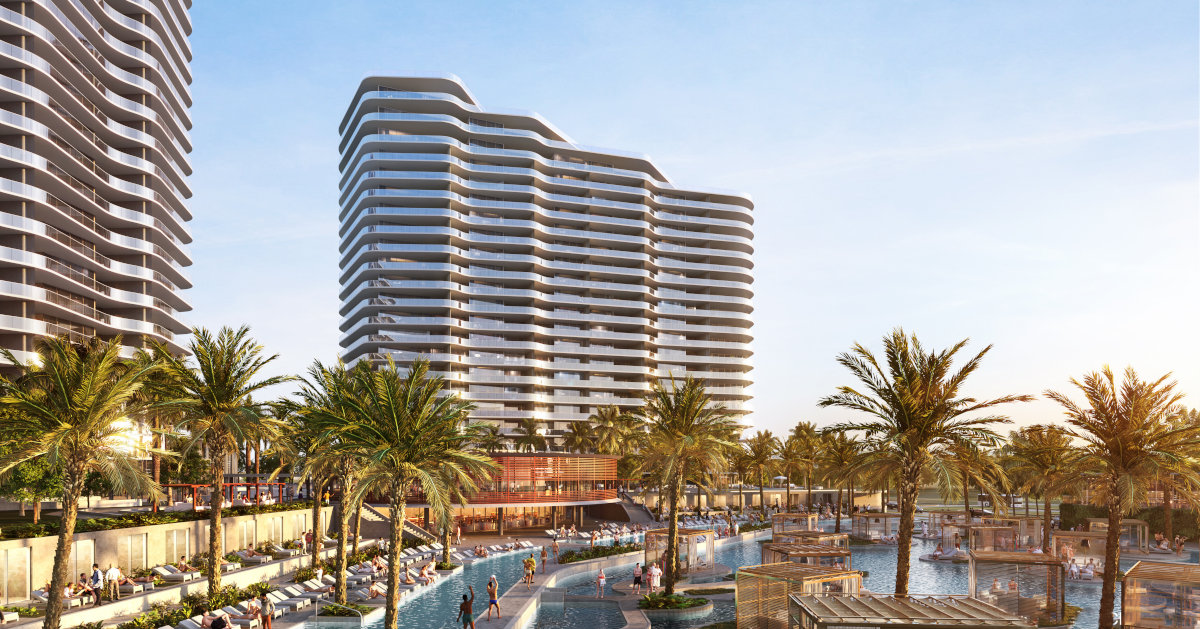 RCR Estero Bay Towers rendering_side view